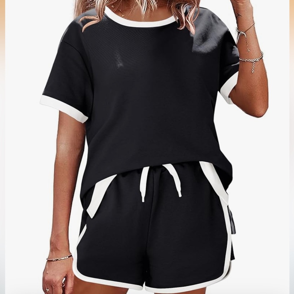 AKEWEI Shorts Sets Women 2 Piece Outfits